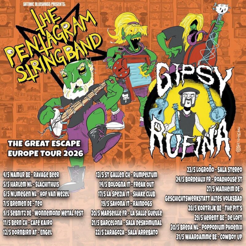 OPEN MIC feat. The Pentagram String Band & Gipsy Rufina Café Kairo Lorraine