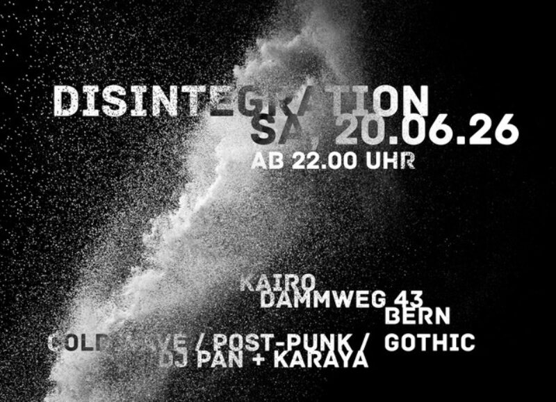 DISINTEGRATION Café Kairo Lorraine