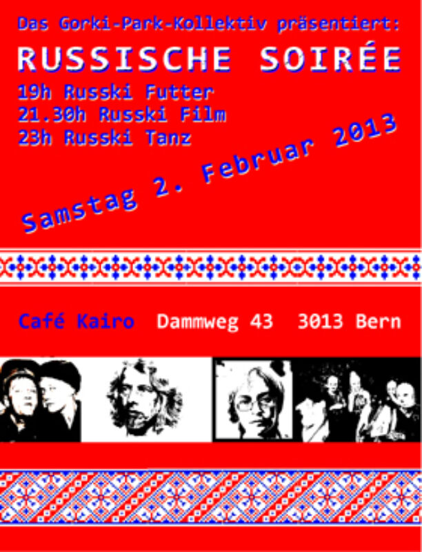 Russische Soirée Café Kairo Lorraine